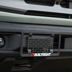BuiltRight Industries License Plate Mount - Plastic Bumper | Ford Bronco (2021-2023)