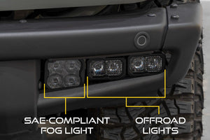 Diode Dynamics Stage Series Fog Pocket Kit (Steel Bumper) | Ford Bronco (2021+)