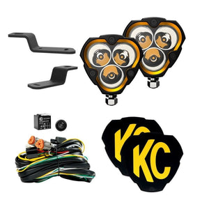 KC Lights Flex Era 3 Ditch Light Kit - Spot Beam | Ford Bronco (2021-2023)