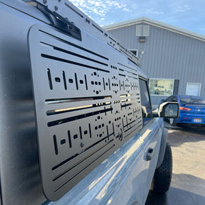Prinsu Pro Bronco accessory panel mounting detail
