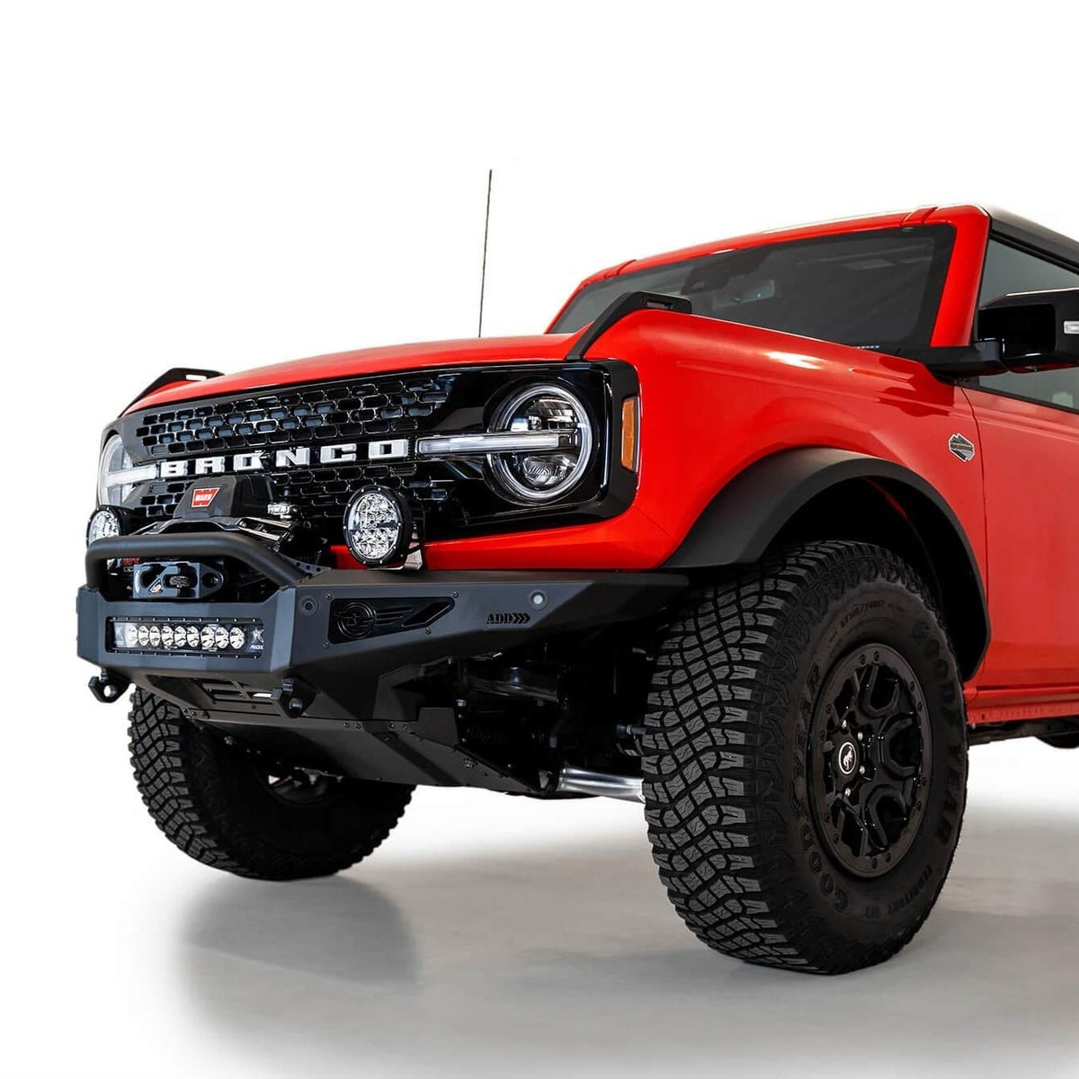 Addictive Desert Designs Rock Fighter Winch Front Bumper | Ford Bronco (2021-2023)
