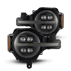 AlphaRex Nova-Series LED Projector Headlights (Alpha Black) | Ford Bronco (2021-2024)