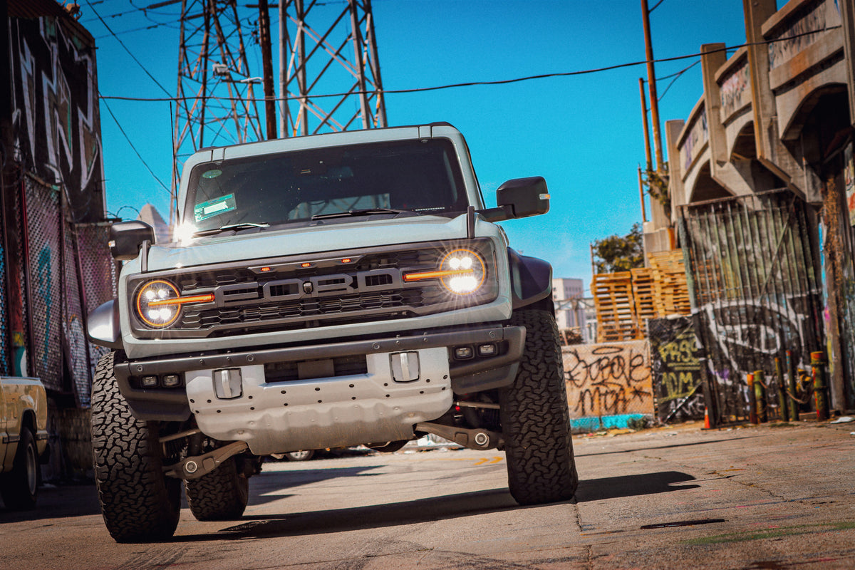 AlphaRex Nova-Series LED Projector Headlights (Black) | Ford Bronco (2021-2024)