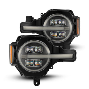 AlphaRex Nova-Series LED Projector Headlights (Black) | Ford Bronco (2021-2024)