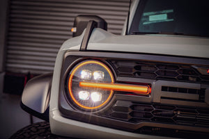 AlphaRex Nova-Series LED Projector Headlights (Black) | Ford Bronco (2021-2024)
