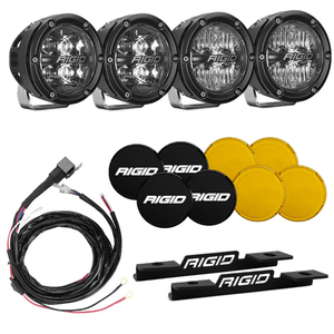Rigid Industries A-Pillar Light Kit (Includes 360-spot and 360-Drive Lights) | Ford Bronco (2021-2023)
