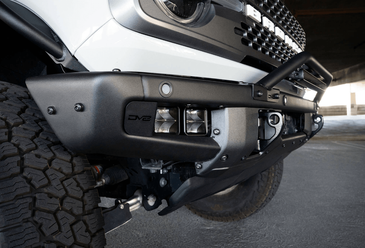 DV8 Offroad Factory Bumper Fog Light Mounts | Ford Bronco (2021-2023)
