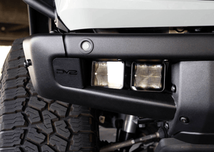 DV8 Offroad Factory Bumper Fog Light Mounts | Ford Bronco (2021-2023)