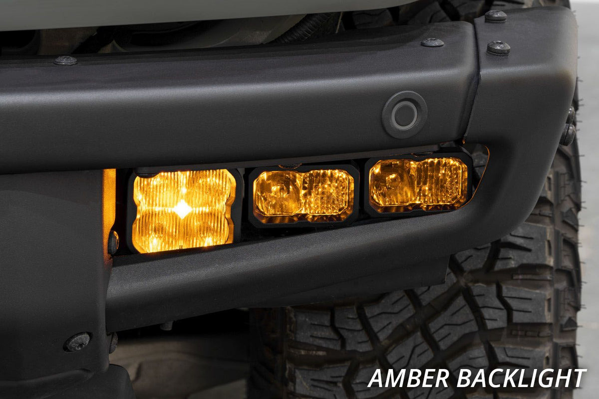 Diode Dynamics Stage Series Fog Pocket Kit (Steel Bumper) | Ford Bronco (2021-2024)