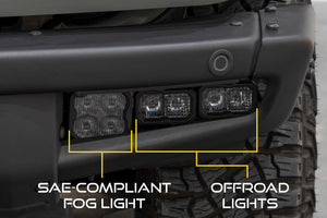 Diode Dynamics Stage Series Fog Pocket Kit (Steel Bumper) | Ford Bronco (2021-2024)