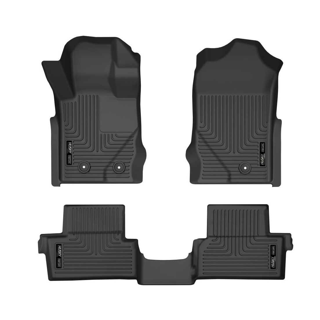 Husky Weatherbeater Front &amp; Rear Floor Liners | Ford Bronco (2021-2023)