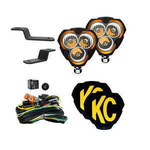 KC Lights Flex Era 3 Ditch Light Kit - Combo  Beam | Ford Bronco (2021-2023)