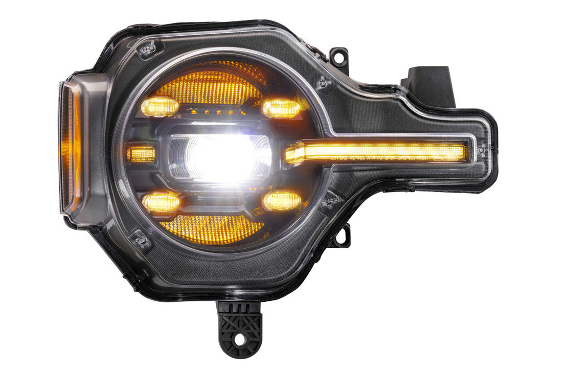 Morimoto XB LED Headlights (Amber DRL) | Ford Bronco (2021-2024)
