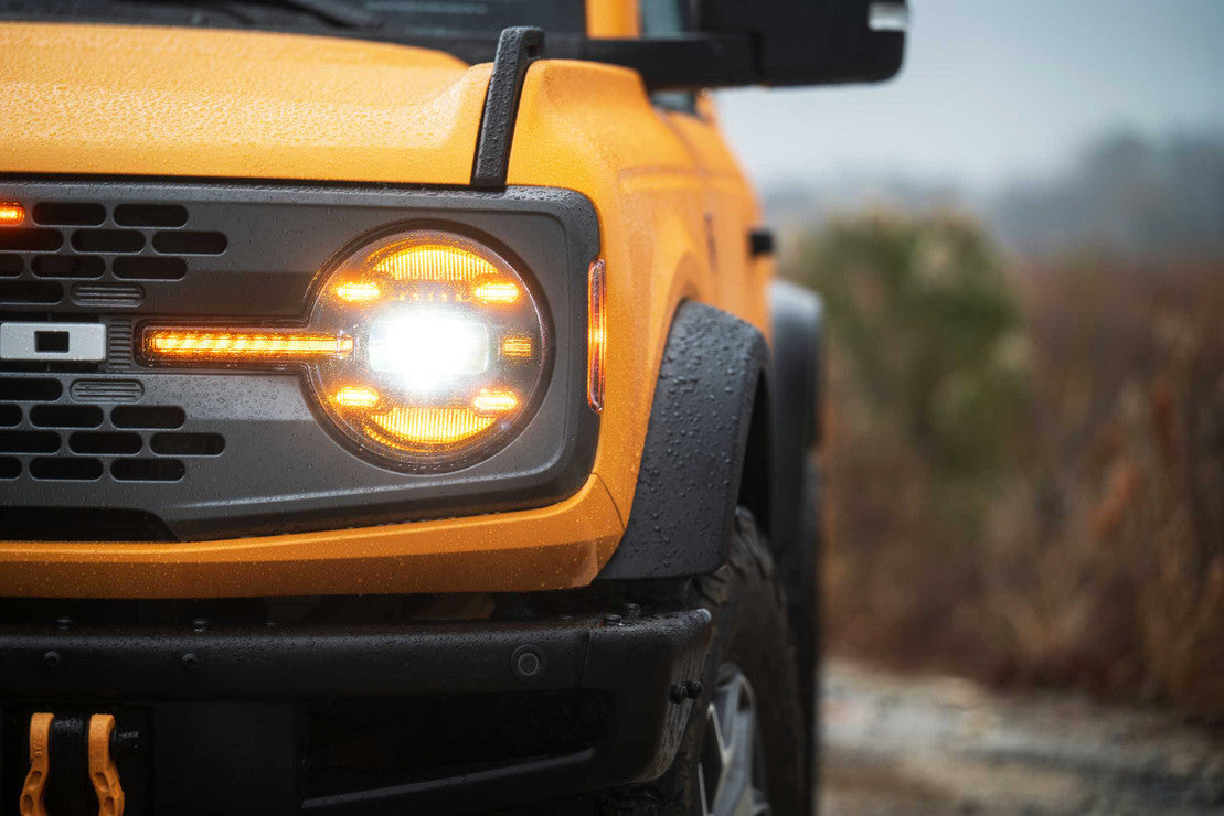 Morimoto XB LED Headlights (Amber DRL) | Ford Bronco (2021-2024)