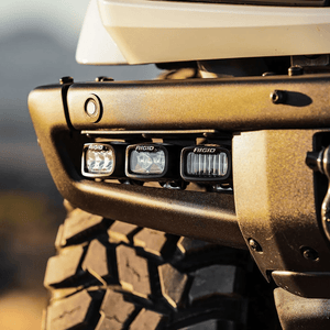 Rigid Industries Mod Bumper Triple SR-M Fog Light Kit | Ford Bronco (2021-2023)